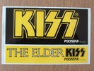 KISS- PROMO STICKER FROM THE ELDER LP ORIGINAL 1981 JAPAN POLYSTAR SUPER RARE
