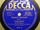 COUNT BASIE Boogie Woogie/How Long How Long Blues DECCA 2355 E+ 78RPM HEAR