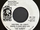 Lou Roberts Everything You Always Wanted To Know About Love Northern Soul 45
