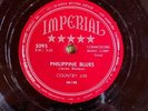 Imperial 5095 Country Jim  PHILIPPINE BLUES  Blues  78 rpm  Louisiana Blues EE+