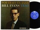 Bill Evans Trio - Portrait In Jazz LP - Riverside - RLP 12-315 Mono DG
