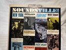 SOUNDSVILLE  LP Vinyl Record Various 1965 Design Surf Hot Rod Garage Rock VG+