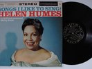 HELEN HUMES Songs I Like To Sing  CONTEMPORARY LP VG++ c