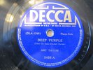 ART TATUM    DEEP PURPLE/TEA FOR TWO on DECCA 2456 PLUS 3 OTHER 78s  VG+