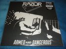 RAZOR -ARMED AND DANGEROUS-  AWESOME  LTD EDITION VINYL LP NEW SLAYER