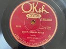 78 rpm Daddy’s Coffin Blues” By Blue Belle / Lonnie Johnson Guitar Blues OKEH