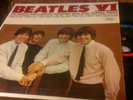 THE BEATLES: BEATLES VI LP, CAPITOL RAINBOW MONO T 2358 VG+-nm