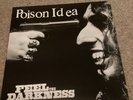 POISON IDEA FEEL THE DARKNESS Vinyl LP UK 1990 1st press American Leather