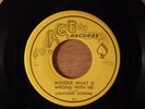 Lightning Hopkins Wonder What Is Wrong With Me/Bad Boogie RARE  Blues 1956 Ace