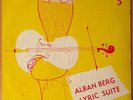 ALBAN BERG The Lyric Suite Pro Arte DIAL 5 MONO 1950 LP  David Stone Martin VG++