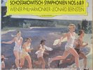 SHOSTAKOVICH Symphonies Nos. 6 & 9 LP Vienna Philharmonic, Leonard Bernstein