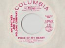 JANIS JOPLIN BIG BROTHER HOLDING COMPANY Piece of My Heart 45 RECORD PROMO MINT