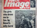 Public Image, Public Image/Cowboy Song, 1978, Virgin, VS 228, newspaper sleeve