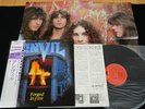 ANVIL - FORGED IN FIRE - w/poster JAPAN VINYL LP OBI 28MM 0254 EX/EX-