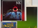 Vtg 70s PINK FLOYD Vinyl DARK SIDE OF THE MOON w\ 2 POSTERS + STICKER Vinyl NM