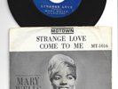 NORTHERN SOUL w/ PICTURE SLEEVE 45 -MARY WELLS - STRANGE LOVE - HEAR 1961 MOTOWN