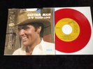 ELVIS PRESLEY 45 PROMO 12158 GUITAR MAN RARE RED VINYL STEREO/MONO PRISTINE