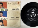RARE ELVIS PRESLEY SURRENDER LONELY MAN ITALIANA ITALIAN ITALY RCA EP 7” 45RPM