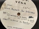 RAPHAELLE  DES GRAVIERS / BACH - RAVEL  /  ACETATE