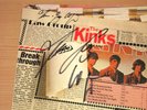 THE KINKS SIGNED LP - POP GOLD / AUTOGRAPHED PRESS in VG+