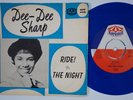 DEE DEE SHARP Ride / The Night RARE SWEDEN 45 popcorn girl group soul BLUE VINYL