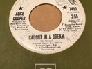 45 - Alice Cooper - promo - Caught in a dream / Hallowed be thy name - glam rock