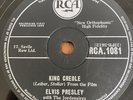 Elvis Presley UK 1959 R.C.A 78 rpm King Creole Dixyland Rock RCA 1081 shellac