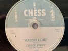 1955 Chess 78 rpm record ,Rock & Roll Holy Grail, Chuck Berry, Maybellene