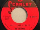 HEAR IT 60's Doo-Wop 45 rpm record The Crescendos 