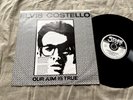 ELVIS COSTELLO - Our Aim Is True - RARE Outtakes PROMO Vinyl LP S-3230 VG