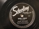 HONKY TONK HANK WILLIAMS STERLING COMPLETE SET OF ALL FOUR 78 RPMS-HIS FIRST