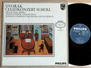 JANOS STARKER cello concerto DVORAK BRUCH DORATI 1960s PHILIPS STEREO LP MINT