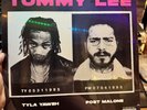 Post Malone Tyla Yaweh Official Tommy Lee vinyl rare LP PINK/YELLOW SPLIT SEALED