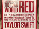 Rare Taylor Swift Red Original Recording Promo Vinyl Big Machine Records 2012