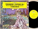 TSCHAIKOWSKY Symphony No.4 CLAUDIO ABBADO UK ED1 DGG STEREO LP MINT