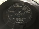 The Beatles All you need is Love No Live Credit Original  7” 95