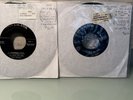2 VERY RARE Elvis Presley 45’s  Earliest RCA Victor Silver Line With No Dog