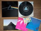 PINK FLOYD The Dark Side Of The Moon JAPAN LP Book 2 Poster & Card Solid Blue