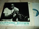 CLIFFORD BROWN : MEMORIAL ALBUM LP 1978 BLUE NOTE GXK 8054 JAPAN +INSERT