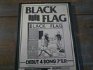 BLACK FLAG-Nervous Breakdown Framed + Show Flyer -  Punk HC