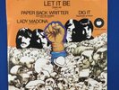 BEATLES Let It Be Paperback Lady Madonna Dig It 1972 P/S 45rpm Apple MEXICO NM