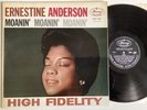 Ernestine Anderson, moanin’ VINYL LP U.K mercury, factory sample, promo EX 11