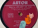 1958 R&B 78 RPM -Lloyd Price-Stagger Lee / Personality- Made in Israel Different