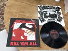 Metallica - Kill 'Em All Original 1983 Vertigo EX+