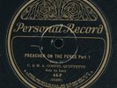 78tk-Personal Record-COLUMBIA 44-P-C.&M.A. Gospel Qnt-( Preacher on the Fence )