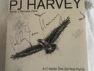 PJ Harvey Signed Red Vinyl Inside Old Year Dying Live Paris 100 Copies WARCHILD