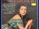 VERDI La Traviata KLEIBER DOMINGO 2LP Box Set / DGG 2707 103 Germany NM
