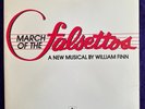 MARCH OF THE FALSETTOS Original Cast '81 DRG SBL 12581 w/ BOOK William Finn NM