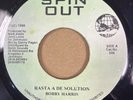 BOBBY HARRIS - RASTA A DE SOLUTION - JAMAICAN SPIN OUT 45-GREAT REGGAE TUNE-CLIP