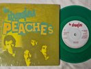 THE STRANGLERS - PEACHES GO BUDDY GO GREEN VINYL PUNK